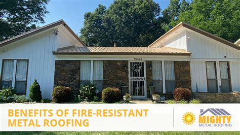 metal roofs house fires|fireproof metal roof insurance.